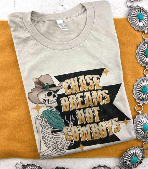 Chase Dreams Not Cowboys Graphic Tee