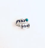 Say When Twist Ring with Turquoise Stone