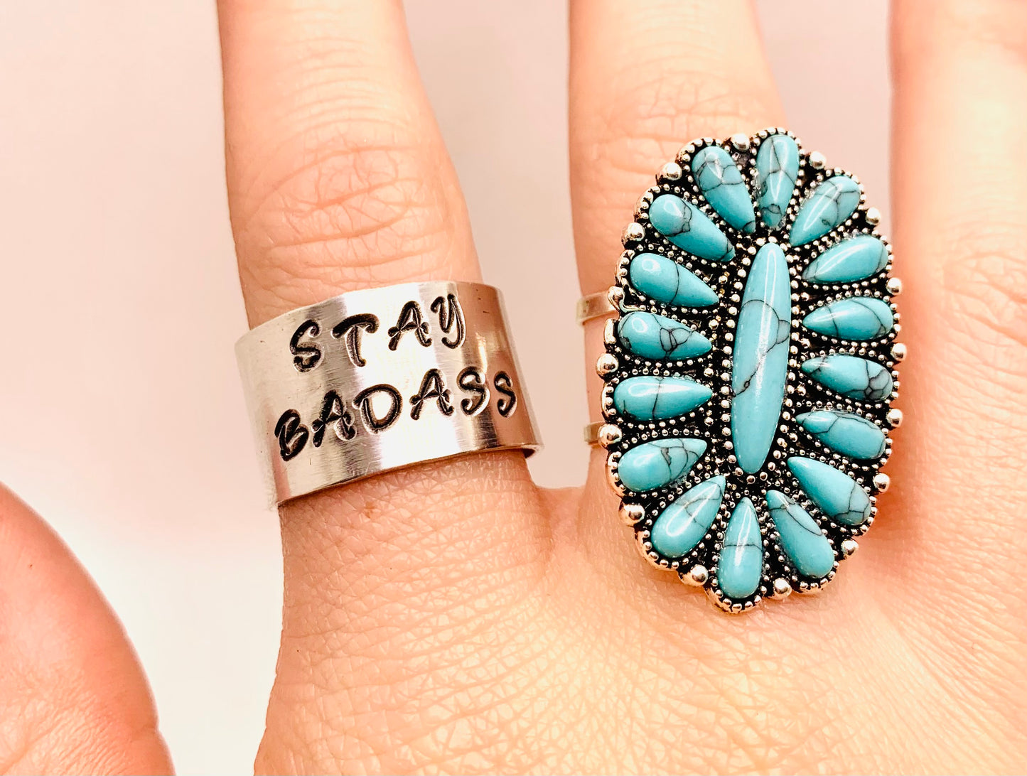 Stay Badass Wide Ring